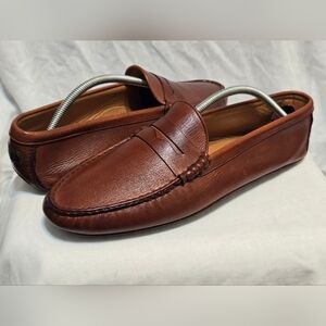 ALLEN EDMONDS WINTHROP MOC BROWN SHOES Sz 12 D